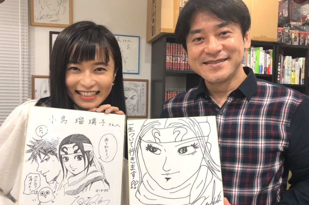 小島瑠璃子とキングダム作者・原泰久の熱愛